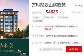 万科北京一楼盘被指精装变“惊装”曾因精装房漏水被315点名图片