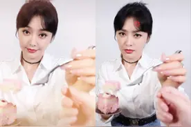 秦岚上快本预告，法令纹有些明显，妆容撞脸宁静令网友分不清图片