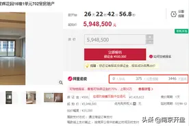 扛不住了！海珀滨江业主卖房抵债，单价4.5万/㎡起拍图片