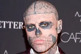 “僵尸”男孩瑞克，耗资2亿，将“人骨”纹满身，为何突然自杀？图片