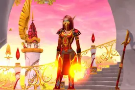 魔兽世界：TBC版本练小号，自然得去新地图，德莱尼技能很强悍图片