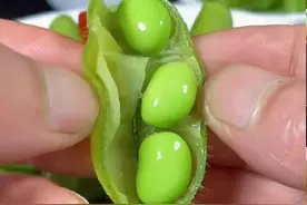 盐水毛豆---翠绿又好吃图片