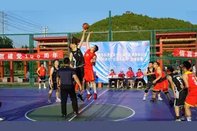 济南长清第十一届全民健身运动会暨“贝壳找房杯”篮球联赛开幕图片