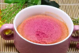 红龙果山药糕，简单又美味，消化不好宝宝要多吃，好吃得停不下来图片