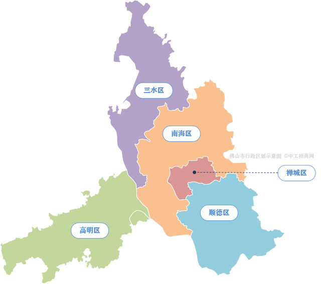 广东21个地级市行政区划图（2021）