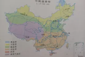 中国的温度带图片