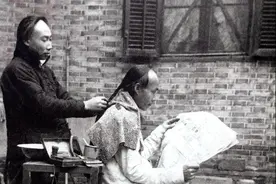 晚清老照片：慈禧太后68岁仍显年轻，袁世凯扮渔翁假装潇洒图片