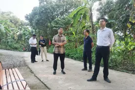 蓝亦辉到贡川乡调研乡村振兴精品示范村建设图片