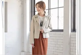 机车皮夹克怎么穿？适合轻熟女人的30种流行穿搭！时尚显气质图片