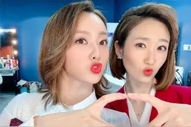 主持人大赛有两位女神选手，相貌相似好像双胞胎姐妹图片