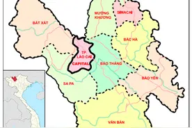 越南老街省老街市城区较大：管10街道（坊），街道如同县级市图片