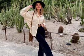 无论你是165还是155，穿阔腿裤熟记这4个搭配诀窍，显瘦高图片