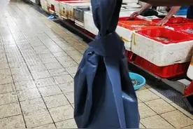 在菜市场买鱼的时候，鱼贩子都是用黑色的塑料袋，到底是为什么呢图片