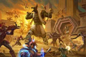 魔兽世界怀旧服，最强之区奥罗，两大护法黑欢喜微笑勇闯安其拉图片