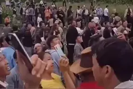 贵州威宁秀水有“龙叫”，现场人山人海，引发全国网友关注图片