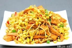 黄豆芽和豆腐搭配居然这么好吃，掌握这个做法，香辣入味又下饭图片
