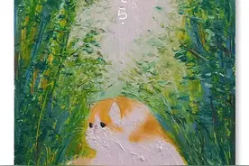 绝了！重彩油画棒画出了油画的味道，色彩感太牛，美到想哭图片