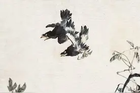 名家花鸟画《凌霄花》欣赏图片