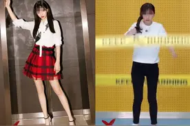 女生假胯宽有多丑？韩国女星林允儿，一张照片真相了图片