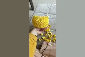 手工折纸菠萝图片