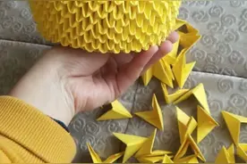 手工折纸菠萝图片
