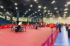刘国梁来了，休斯敦世锦赛孙颖莎成夺冠热门，陈玘陪莎莎练球图片