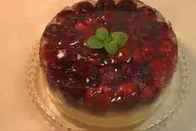 颜值口感通通在线，满满一口都是车厘子的蛋糕简单做法图片