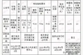 土拍预告：8月4日路南荷花路附近1住宅用地将拍图片