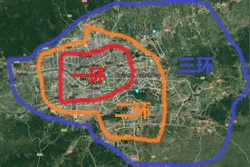 一张图看懂南宁一环、二环、三环的整体规划，未来将向东发展图片