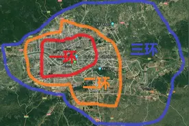 一张图看懂南宁一环、二环、三环的整体规划，未来将向东发展图片