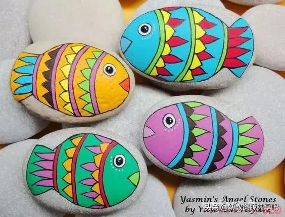 「创意手工」石头画玩出新花样,这50种玩法让孩子爱不释手