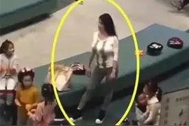 超美”幼儿园老师，身材曲线凹凸有致，宝爸：以后我来接孩子图片