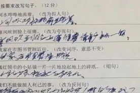 学生卷面潦草堪比“天书”，老师一个字都没看懂：气得想辞职图片