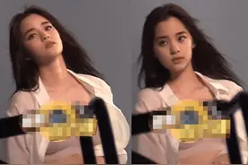 瘦了？欧阳娜娜拍内衣广告 锁骨明显下巴瘦出V形图片