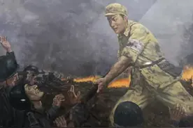 我很强大别惹我！志愿军战神在白刃格斗中打的多名美军下跪求饶图片