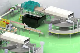 冰淇淋自动化生产线3D数模图纸 x_t格式图片