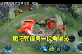 TS暖阳韩信第一视角曝光，网友：比虎牙心态差远了，外加1表情图片