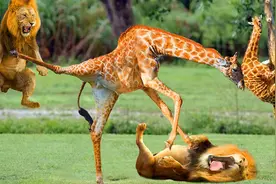 长颈鹿一生有多难？1天只能睡30分钟，还必须得站着图片