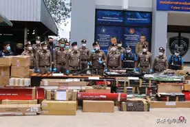 3500支枪械！泰警方侦破网上贩卖军火案图片