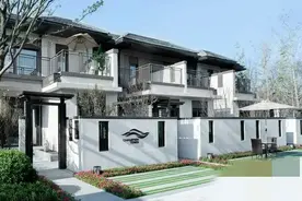 孙颖莎所得别墅似北京四合院，带泳池有两个小院，最低均价2万/平图片