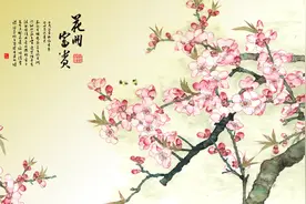 传统文化丨慕课·工笔画视频教学-桃花图（分染）图片