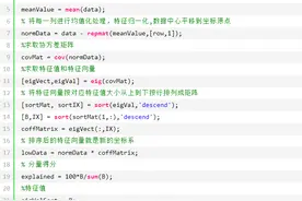 主成分分析(PCA)算法介绍及matlab实现案例图片