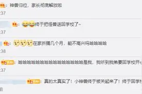 孩子复课家长激动成表情包，网友：以后送你去养老院也是这个节奏图片