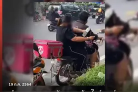 泰国熊猫外卖员纵火焚烧国王御像被捕图片
