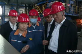 梅钢公司党委书记、董事长施兵来鄂钢公司走访交流图片