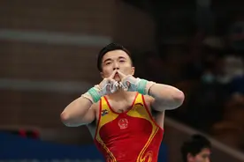 全运会—刘洋夺得体操男子吊环冠军图片