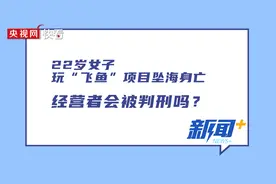 22岁女子玩“飞鱼”坠海身亡 经营者会被判刑吗？图片