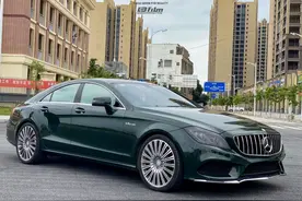LBFILM宾利墨绿奔驰CLS63图片