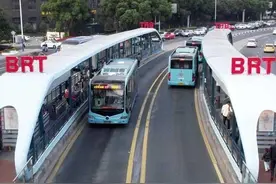 贵阳新辟BRT公交线路，途径花果园、喷水池等地图片