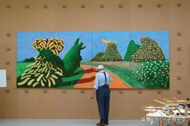 大卫·霍克尼画中的绝美风景图片